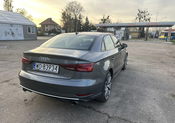Audi A3 cena 76800 przebieg: 91232, rok produkcji 2017 z Ostrołęka małe 781